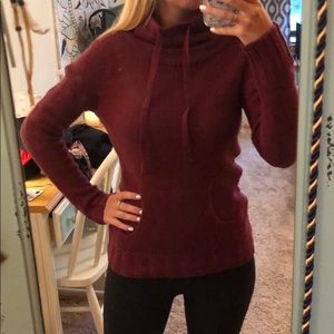 Maroon Turtleneck Sweater